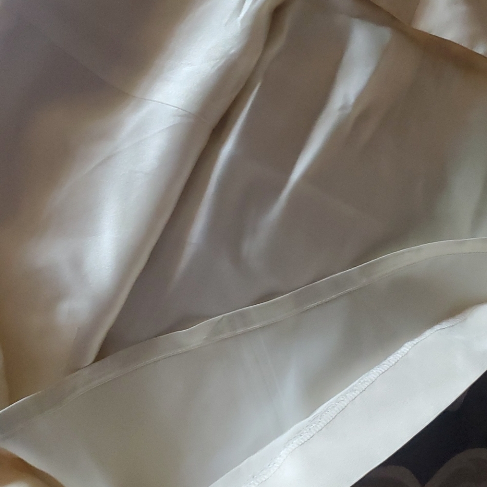 J.CREW SILK IVORY STRAPLESS DRESS 8 - Picture 9 of 9